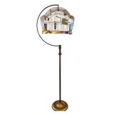 Vintage Metal Bird Cage Stand and Bird Cage