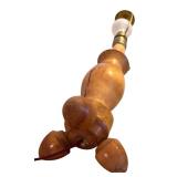 Vintage Hand Crafted Wooden Table Lamp