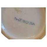 Vintage Blue and White Chinese Vase and Blue and White Elephant Shaped Tea Kettle