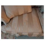 Pink Stripe Upholstered Sofa by Century