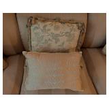 Pink Stripe Upholstered Sofa by Century