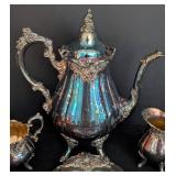 Wallace Baroque Silver Plated Tea Set