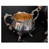 Wallace Baroque Silver Plated Tea Set