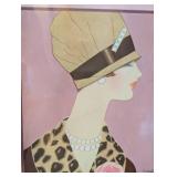 Small Framed Delineator Advertising Magazine Print