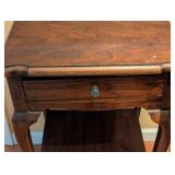 Mahogany Queen Anne Style Side Table