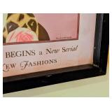 Small Framed Delineator Advertising Magazine Print