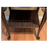 Mahogany Queen Anne Style Side Table