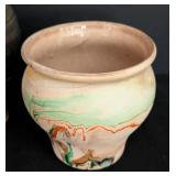 Three Pieces of Vintage Pottery including Vintage Nemadji Pottery