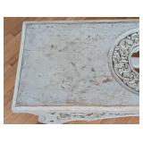 Petite Distressed Pale Blue Painted Bench