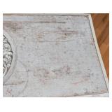 Petite Distressed Pale Blue Painted Bench