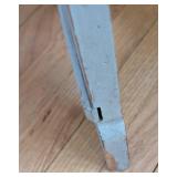 Petite Distressed Pale Blue Painted Bench