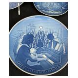 Variety of Danish Christmas Plates