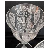 Tiffin  Franciscan Etched Glassware