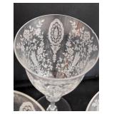 Tiffin  Franciscan Etched Glassware