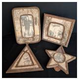 Small Rustic Style Photo Frames
