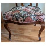Elegant Tapestry Upholstered Side Chair