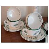 Spode Christmas Tree Teacups and Candleholders