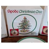 Assorted Spode Christmas Tree Plates