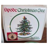 Assorted Spode Christmas Tree Plates