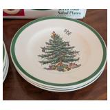 Assorted Spode Christmas Tree Plates