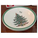 Assorted Spode Christmas Tree Plates