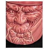 Large Vintage Ceramic Character Pitcher