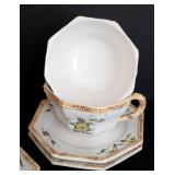 Floral Italian Ceramic Teacups