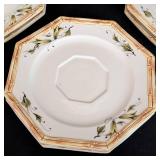 Floral Italian Ceramic Teacups