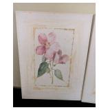 Pair of Pretty Floral Canvas Prints