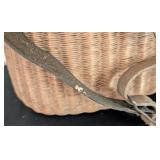 Vintage Fishing Creel and Decorative Basket