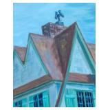 Scenic Alan Lundberg Painting on Board