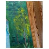 Scenic Alan Lundberg Painting on Board