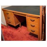 Vintage Wood Office Desk