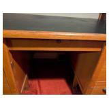 Vintage Wood Office Desk