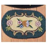 Pair of Vintage Hooked Linens