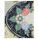 Pair of Vintage Hooked Linens