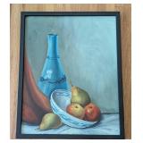 Framed Canvas Still Life Reproduction Painting by Fredrico BrizaBr