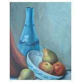Framed Canvas Still Life Reproduction Painting by Fredrico BrizaBr