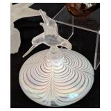 Pretty Variety of Glass Bird Figurines and Perfume Bottle
