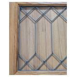 Hanging Leaded Glass Window Panel
