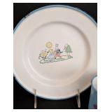 Vintage Kockums Swedish Enamel Children’s Dishes