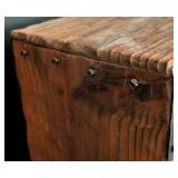Small Vintage Wood Storage Chest