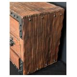 Small Vintage Wood Storage Chest