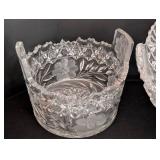 Vintage Cut/Pressed Glass Servingware