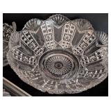 Vintage Cut/Pressed Glass Servingware