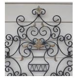 Pair of Decorative Metal Outdoor Wall Hangings