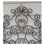 Pair of Decorative Metal Outdoor Wall Hangings