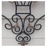 Pair of Decorative Metal Outdoor Wall Hangings