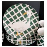 Dept 56 Treillage Goose Dishes