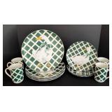 Dept 56 Treillage Goose Dishes